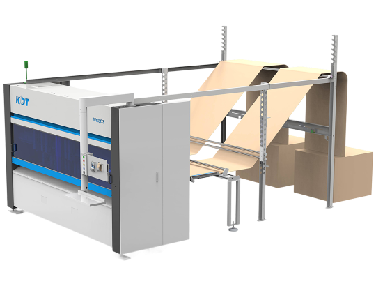 Cardboard box making machines